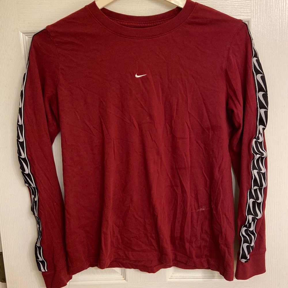 Red Nike long sleeve shirt